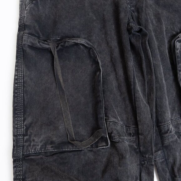 We The Free Can't Compare Slouch Pants Cargo Military Black - Picture 10 of 16